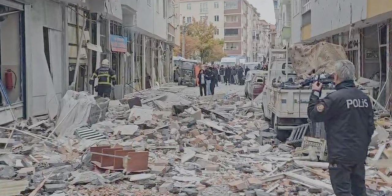 Çorum'da patlama: 1 ölü, çok sayıda yaralı