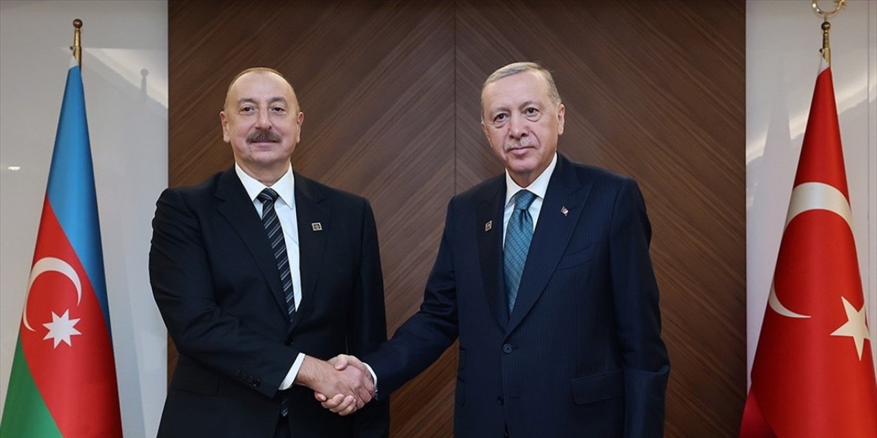 Cumhurbaşkanı Erdoğan, Aliyev'le görüştü