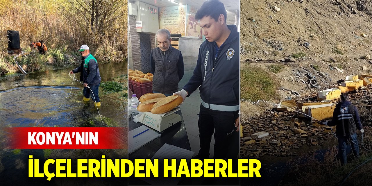 Konya'nın ilçelerinden haberler (7 Kasım 2024)