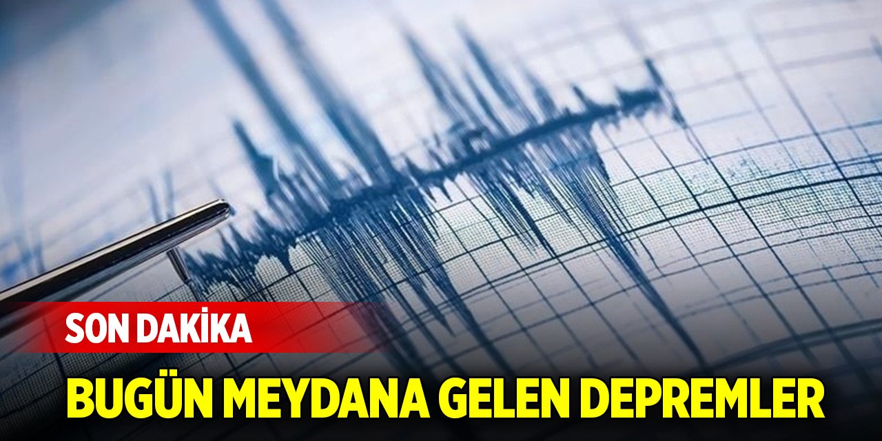 Son dakika deprem listesi (9 Kasım 2024)