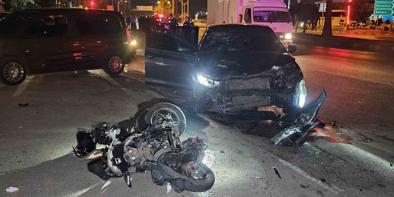 Adana’da otomobil ile motosiklet çarpıştı: 1 ölü