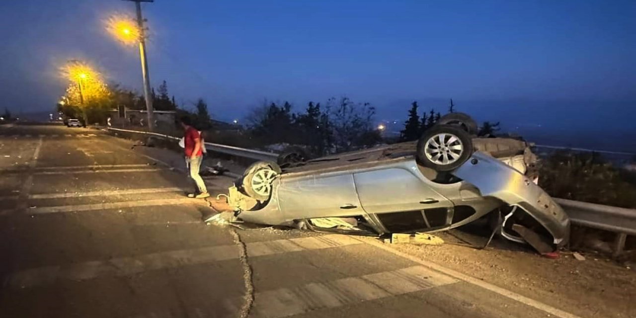 Gaziantep'te yola çıkan köpek kazaya neden oldu!