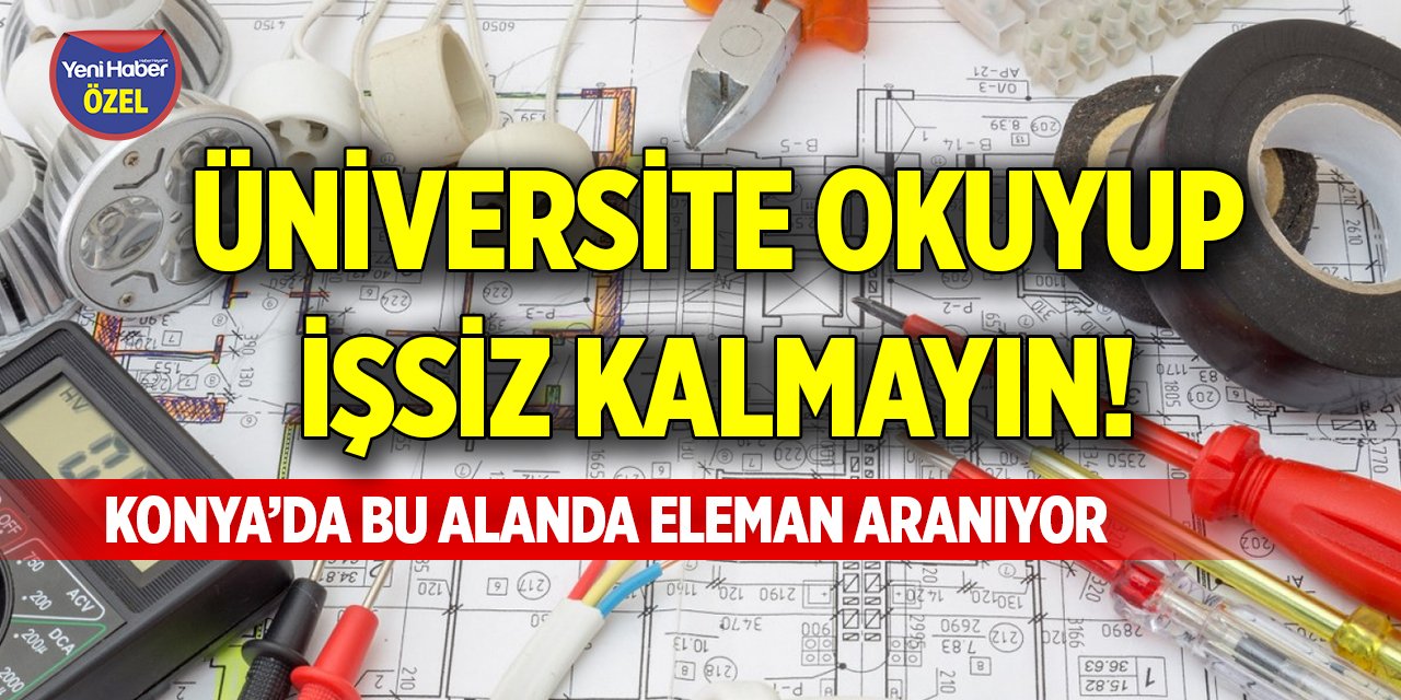 Üniversite okuyup işsiz kalmayın! Bu alanda eleman aranıyor