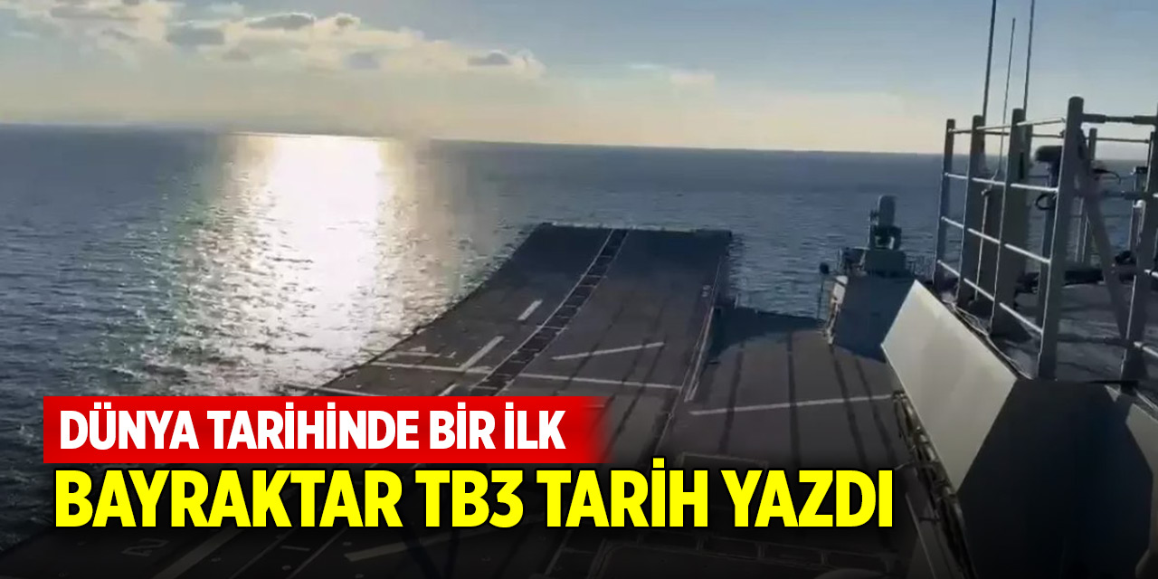 Selçuk Bayraktar paylaştı! Dünya tarihinde bir ilk: Bayraktar TB3 tarih yazdı