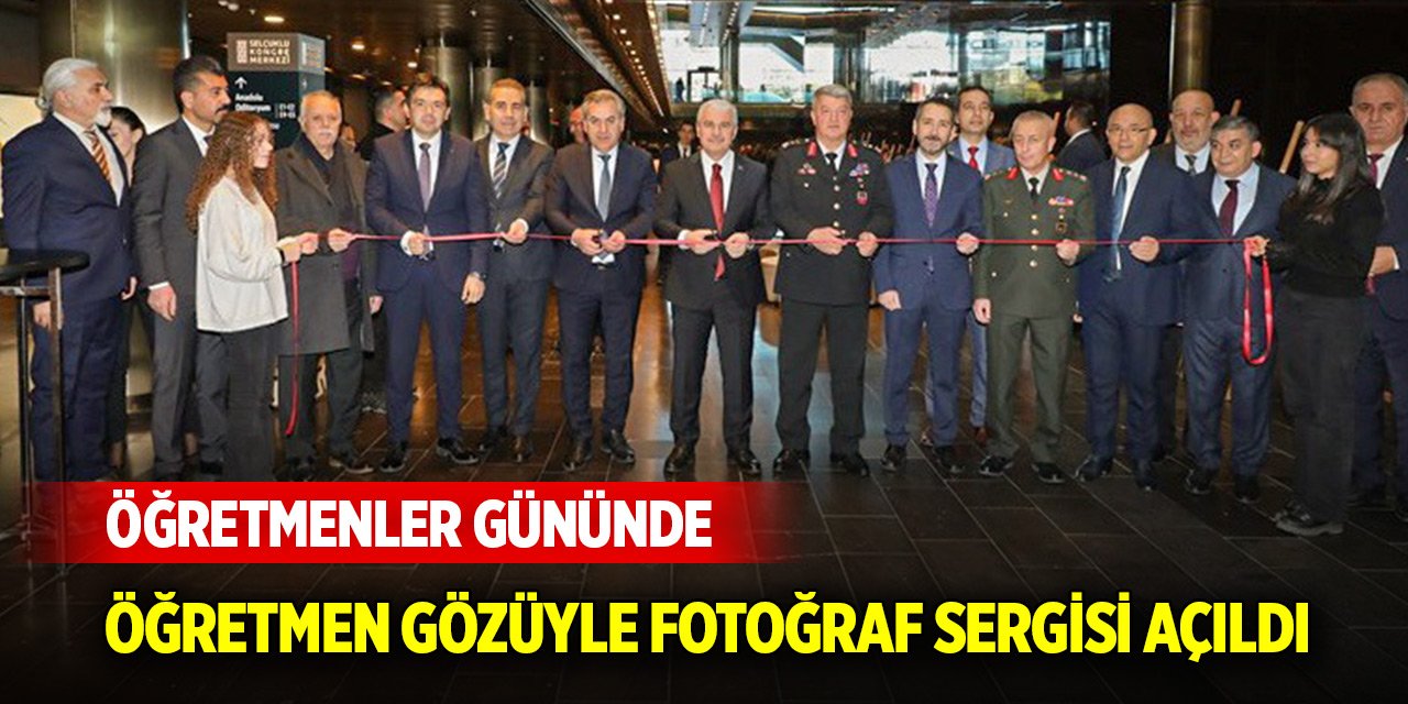 Öğretmenler Gününde Öğretmen Gözüyle Fotoğraf Sergisi açıldı