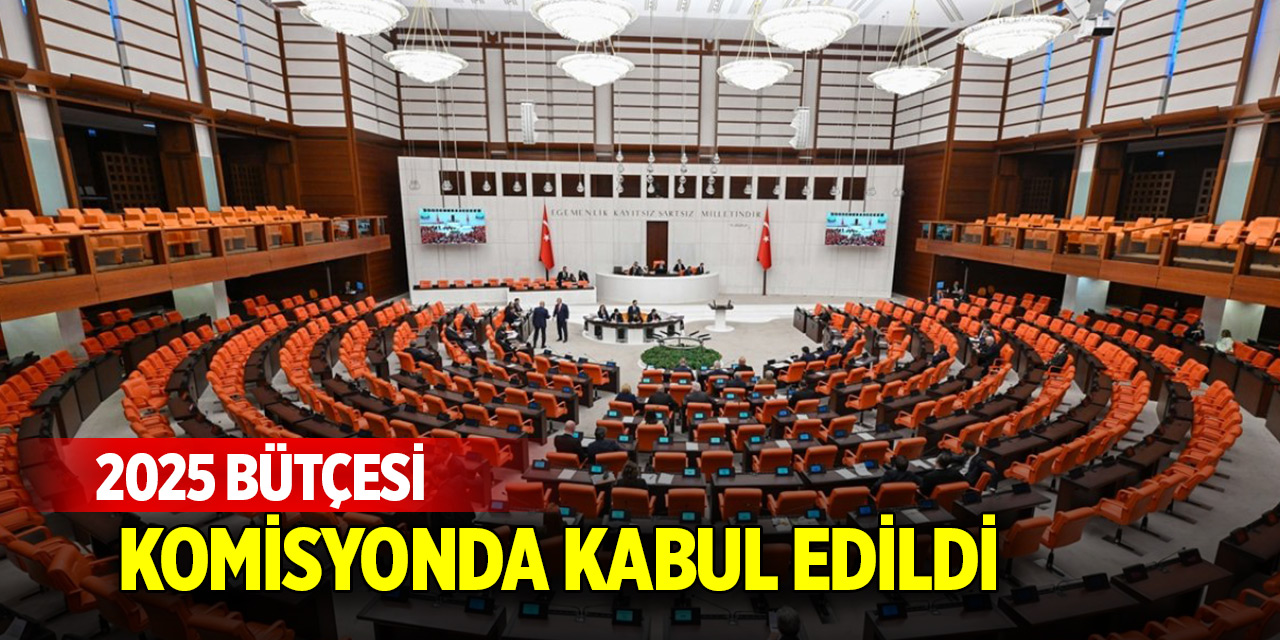 2025 yılı bütçesi komisyonda kabul edildi