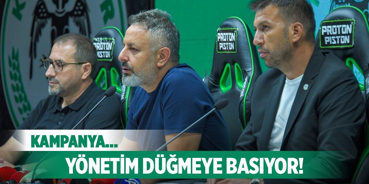 Konyaspor yönetimi harekete geçiyor!