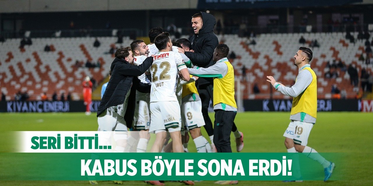 Konyaspor o sorunu çözdü!