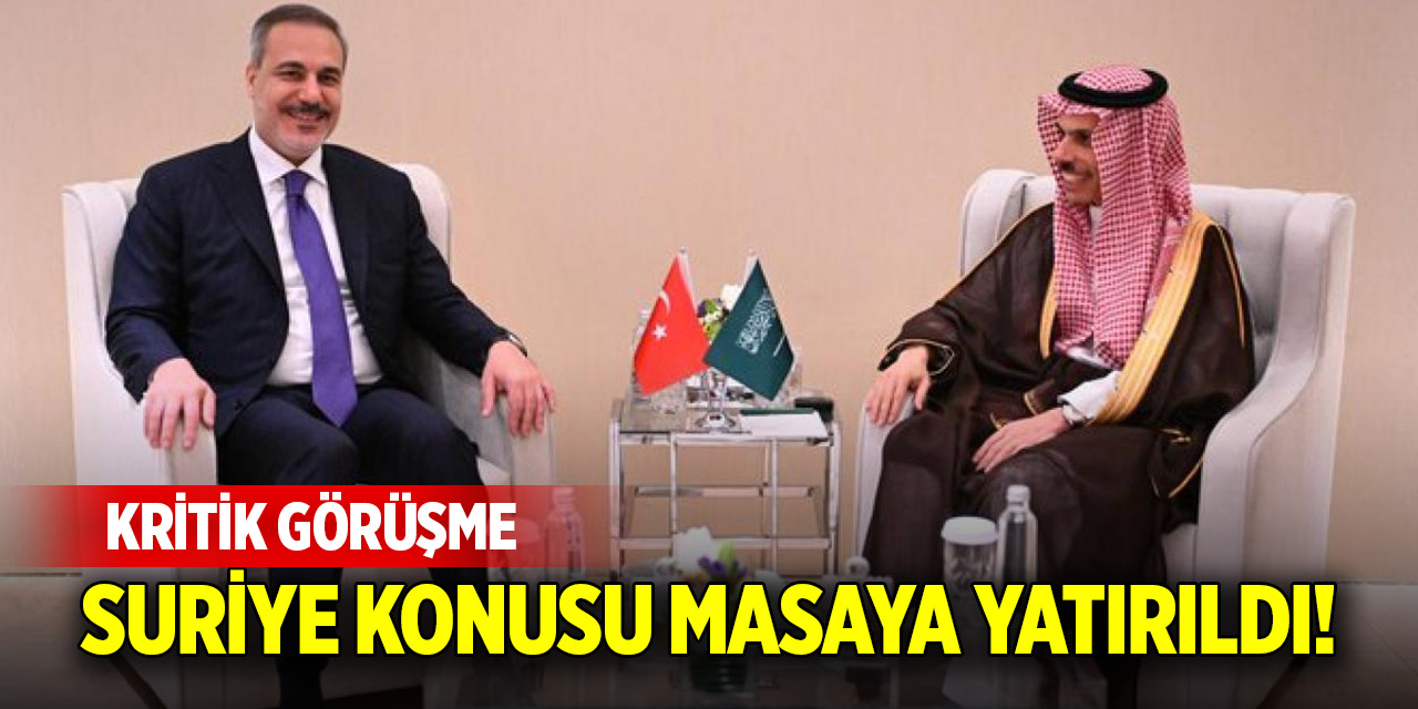 Suriye konusu masaya yatırıldı! Kritik görüşme