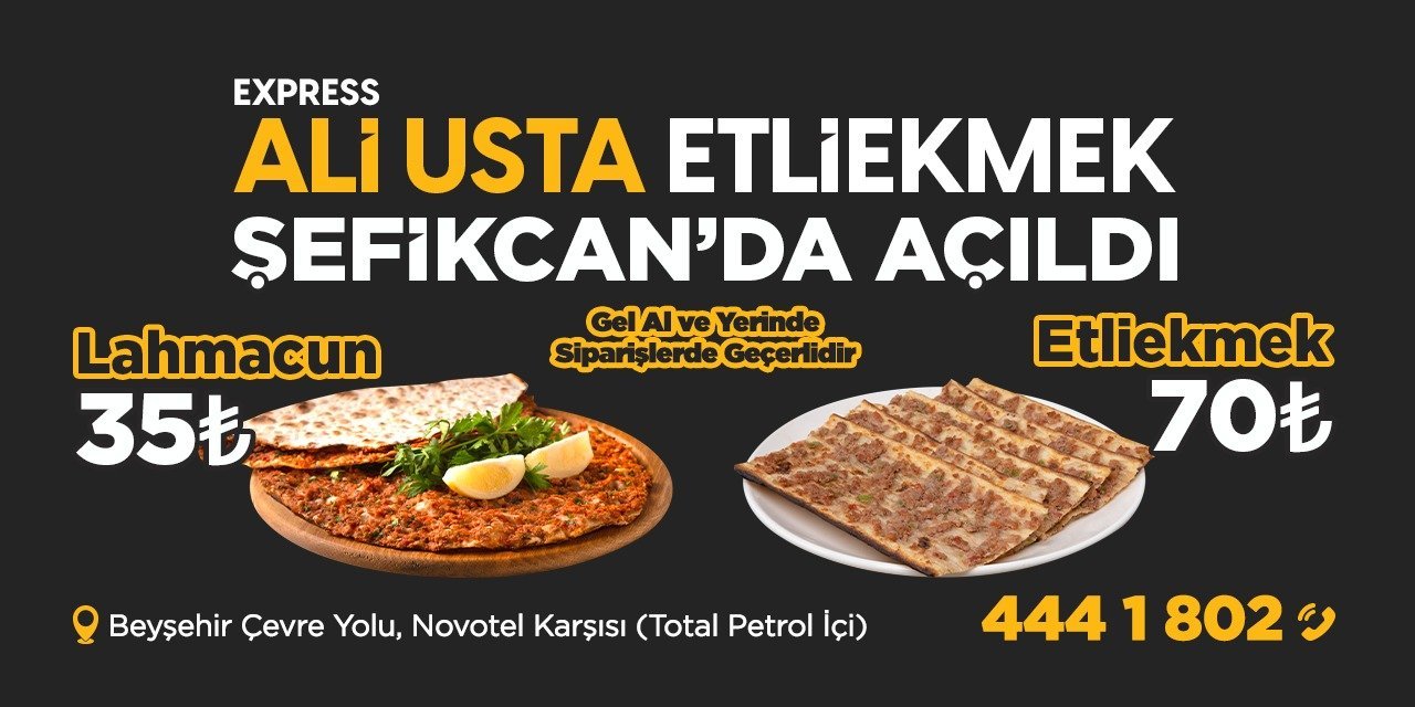 Ali Rıza Usta Etliekmek Şefikcan'da açıldı