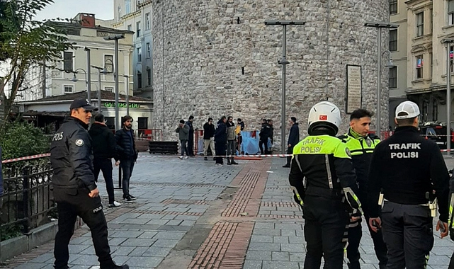 İstanbul'da bir kişi Galata Kulesi'nden atlayarak intihar etti!