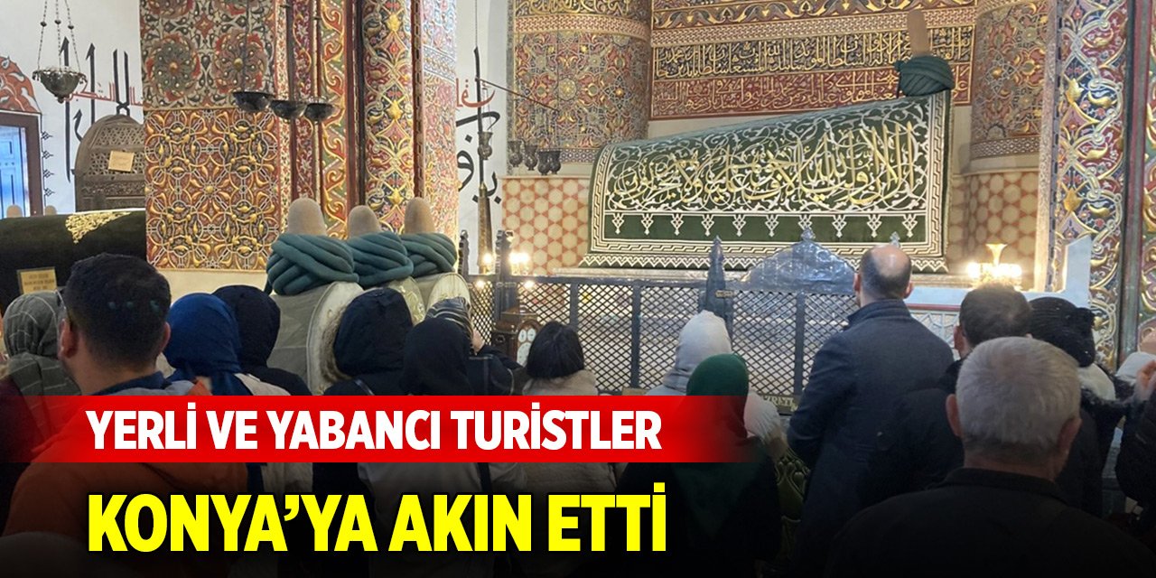 Hazreti Mevlana'nın vuslatının 751. yılında Konya'ya ziyaretçi akını