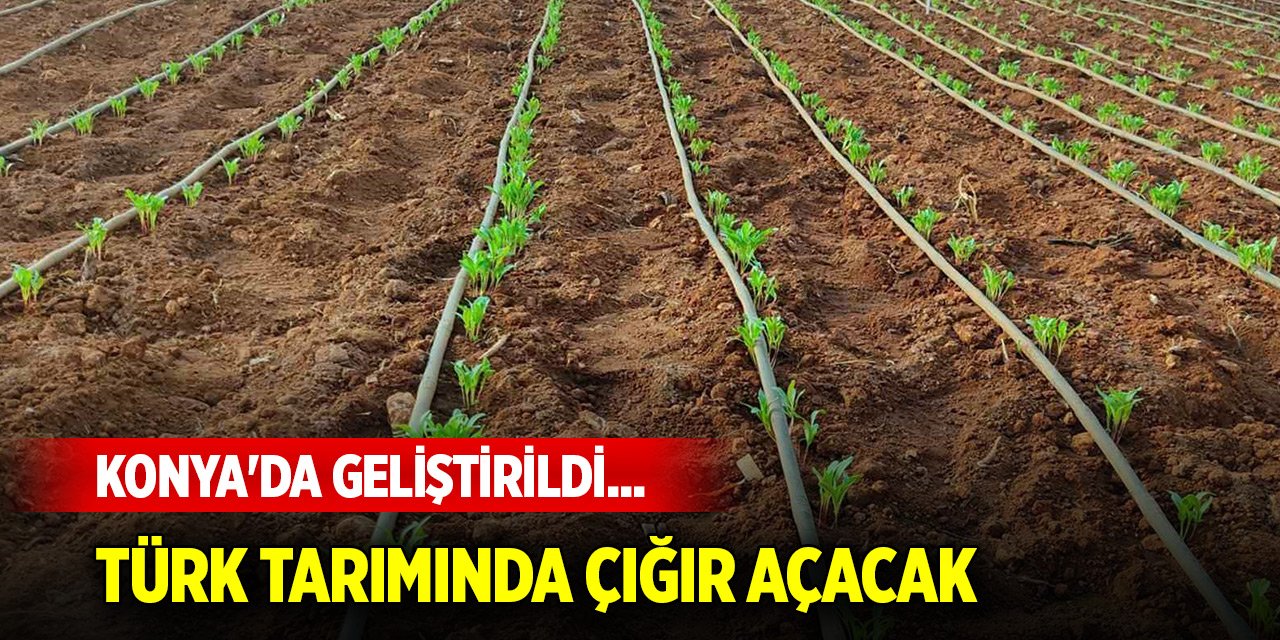 Konya'da geliştirildi... Türk tarımında çığır açacak