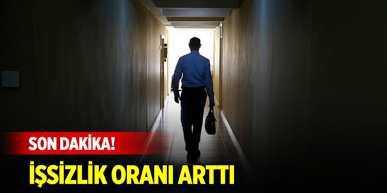 Son Dakika! Türkiye'de işsizlik oranı arttı