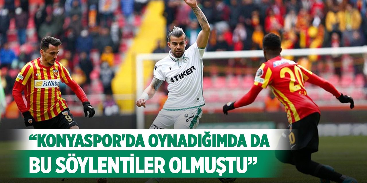 Abdülkerim Bardakcı'dan açıklama... Konyaspor'da oynadığımda da bu söylentiler olmuştu