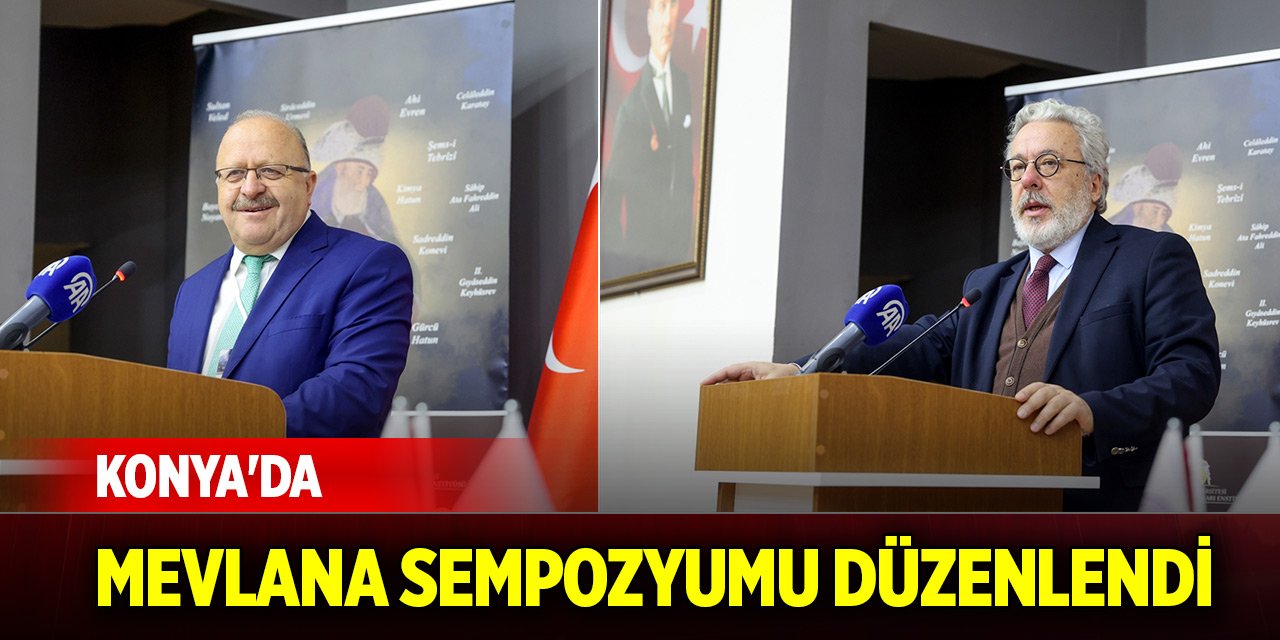 Konya'da Mevlana sempozyumu düzenlendi