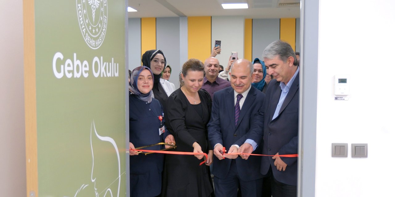 Konya Şehir Hastanesi'nde Gebe Okulu yeni yüzü ile hizmete başladı