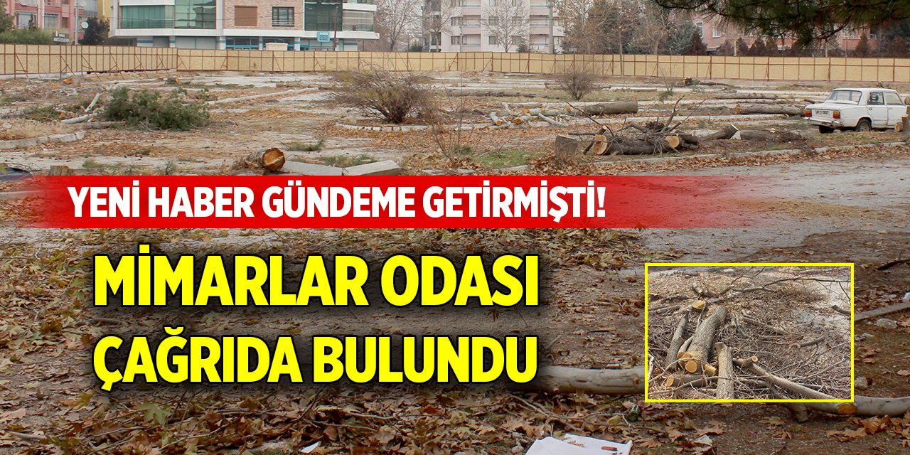 Yeni Haber gündeme getirmişti! Mimarlar Odası çağrıda bulundu