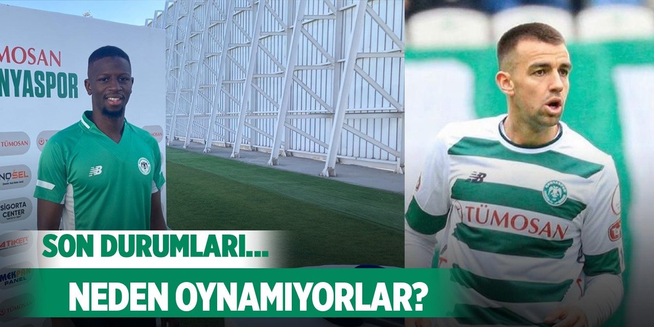 Konyaspor'da 2 oyuncu bu yüzden oynamadı!