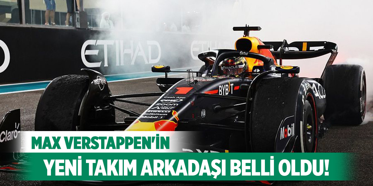 Red Bull, Max Verstappen'in yeni takım arkadaşını açıkladı!