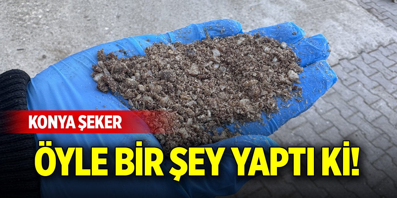 Konya Şeker öyle bir şey yaptı ki!