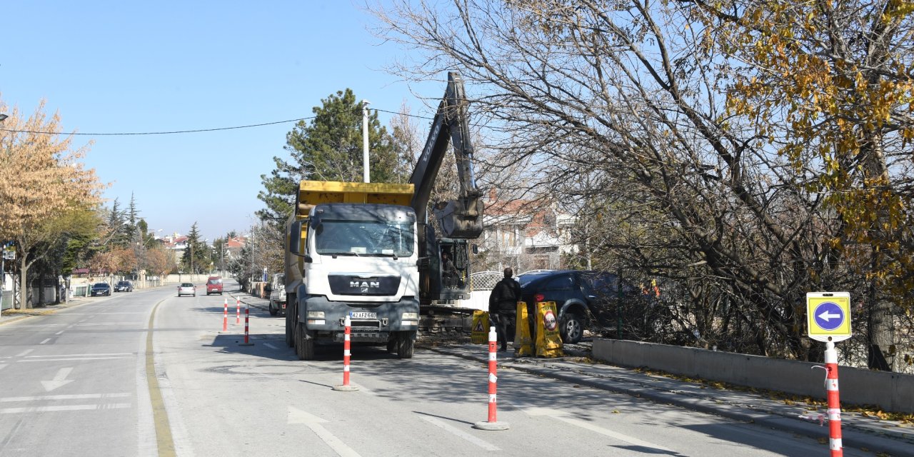 Konya merkezdeki 4 mahallede şebekeler yenileniyor