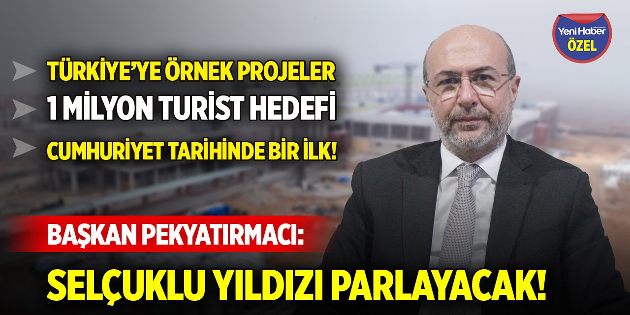 Başkan Pekyatırmacı projeleri sıraladı... Selçuklu yıldızı parlayacak!