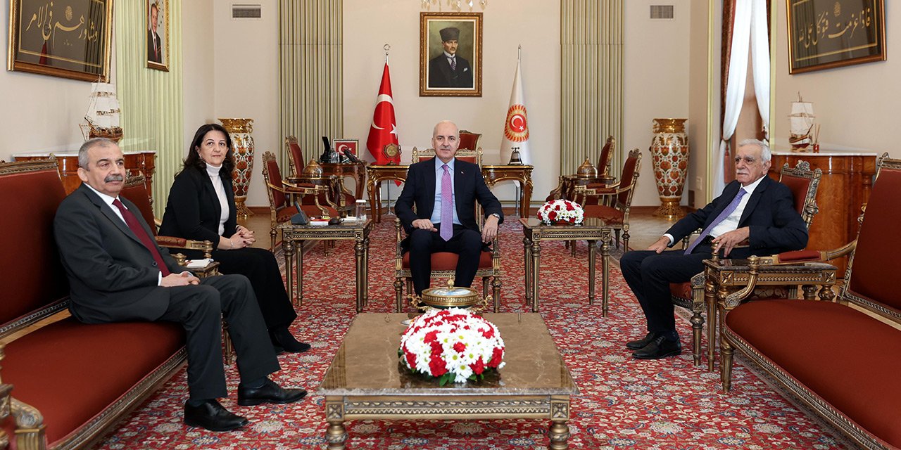 TBMM Başkanı Kurtulmuş, DEM Parti heyetini kabul etti