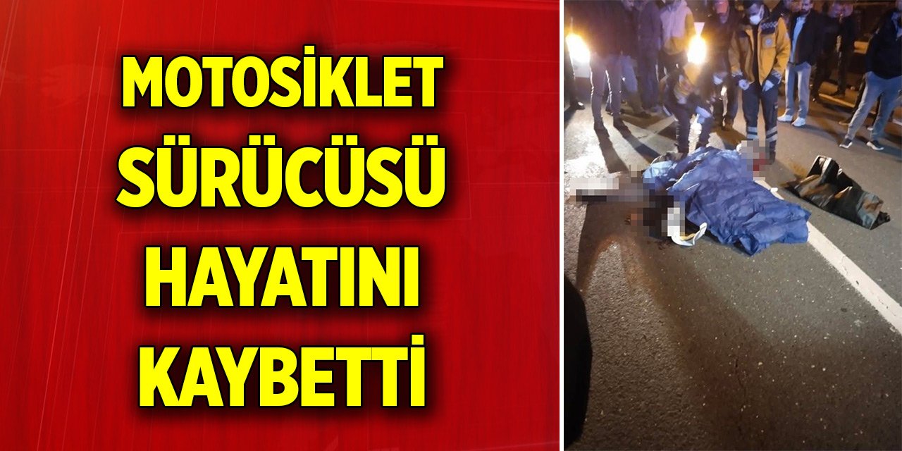 Kocaeli'de bariyerlere çarpan motosikletin sürücüsü hayatını kaybetti