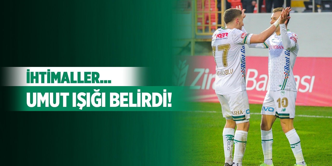 Konyaspor'da bulutlar aralandı!