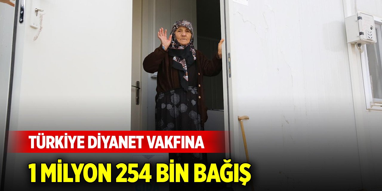 1 milyon 254 bin bağış... TDV, ihtiyaç sahiplerine umut olmayı sürdürüyor