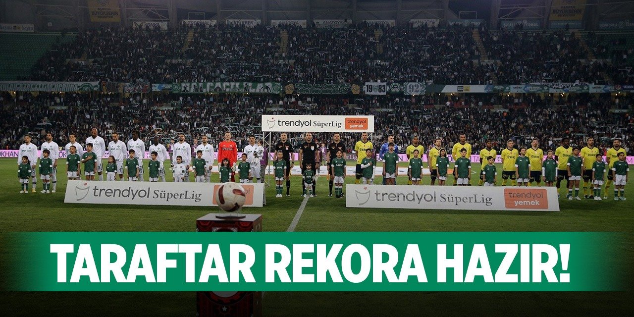 Konyaspor taraftarı rekora hazırlanıyor!