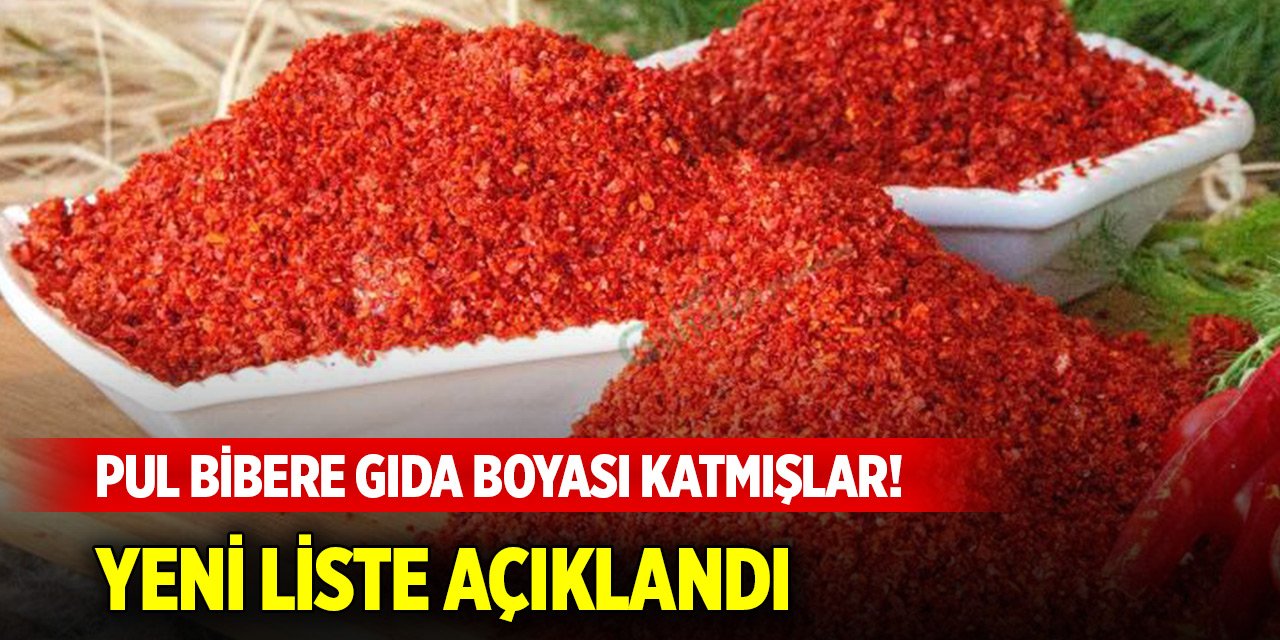 Pul bibere gıda boyası katmışlar! Sağlığı tehlikeye düşürecek gıdalar açıklandı