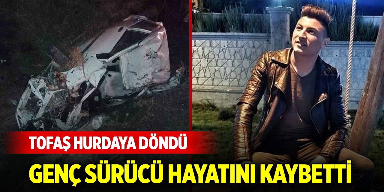 Isparta-Konya kara yolunda kaza! Genç sürücü hayatını kaybetti