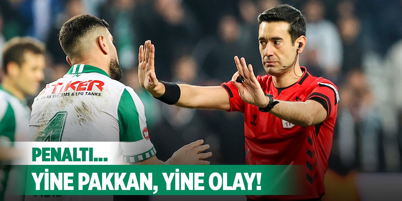 Kırılma anı.. Konyaspor'un penaltısı es geçildi!