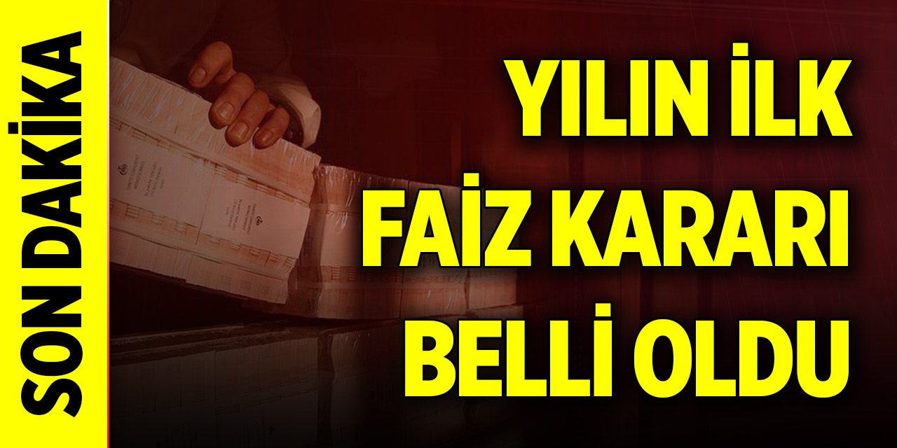 Son Dakika... Merkez Bankası açıkladı: Yılın ilk faiz kararı belli oldu