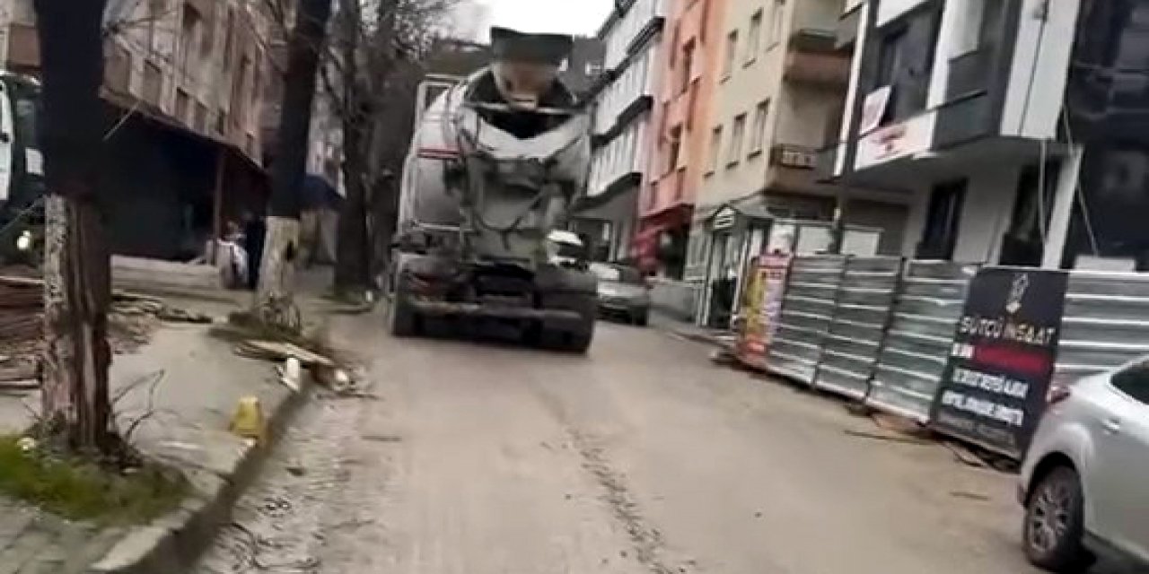 Yola beton döküldü; 50 bin TL ceza!