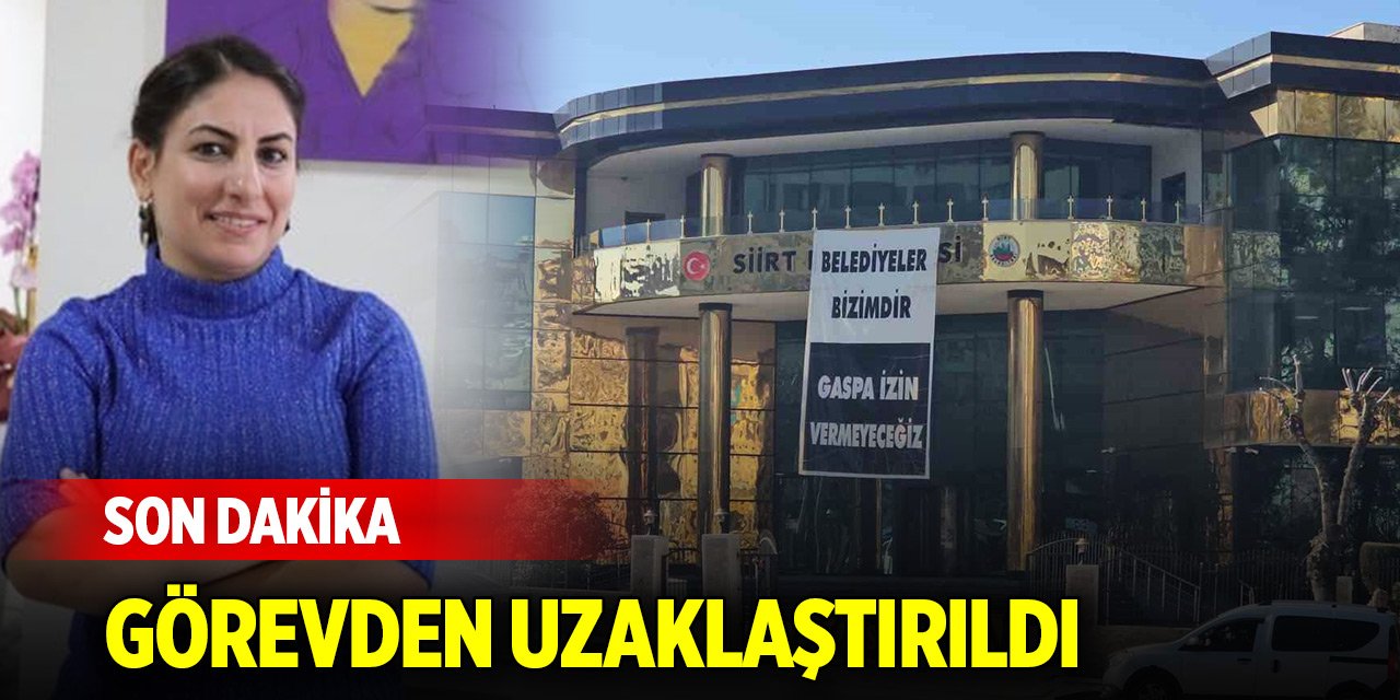 Son dakika! Siirt Belediye Başkanı Sofya Alağaş geçici olarak görevden uzaklaştırıldı