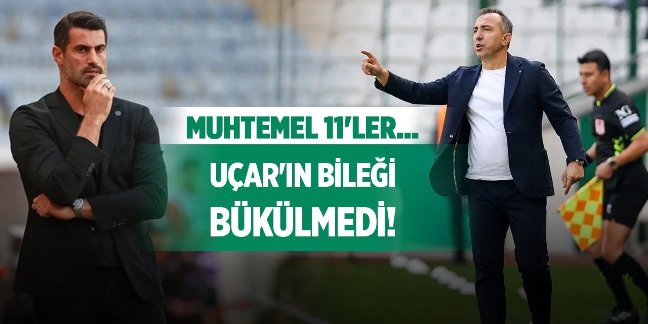 Konyaspor-Bodrum FK, İşte muhtemel 11'ler!