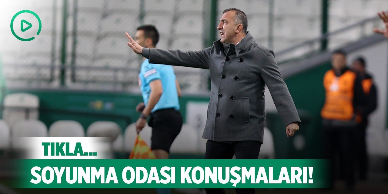 Konyaspor'da Recep Uçar'ın motivasyon konuşması!