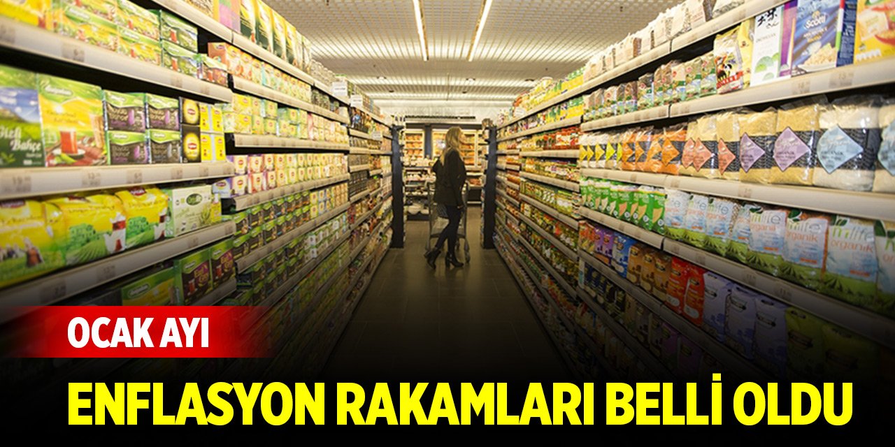 Son Dakika! Ocak ayı enflasyon rakamları belli oldu