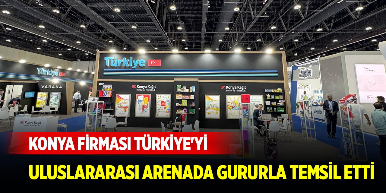 Konya firması Türkiye'yi uluslararası arenada gururla temsil etti