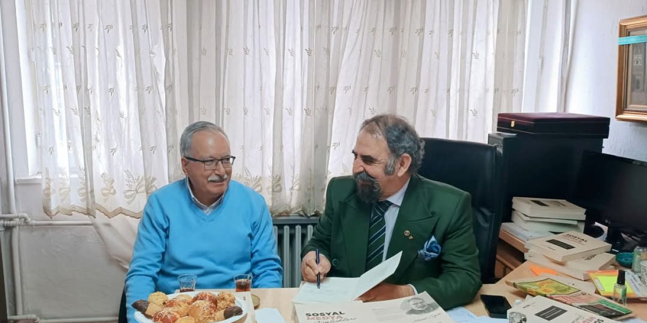 Ömer Tokgöz'den Ahmet Ergun'a ziyaret