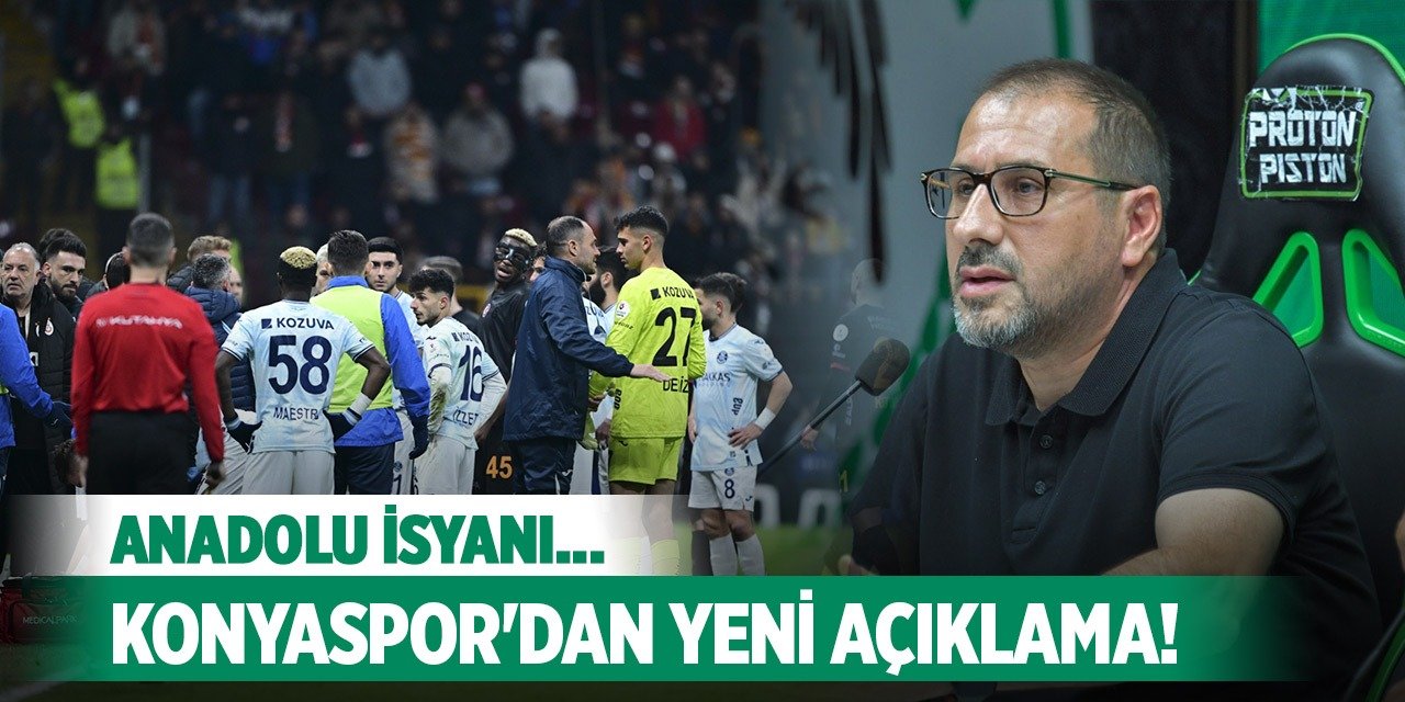 ADS maçı sonrası Konyaspor'dan açıklama!