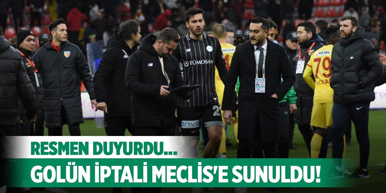 Bektaş, Konyaspor maçını Meclis'e sundu!