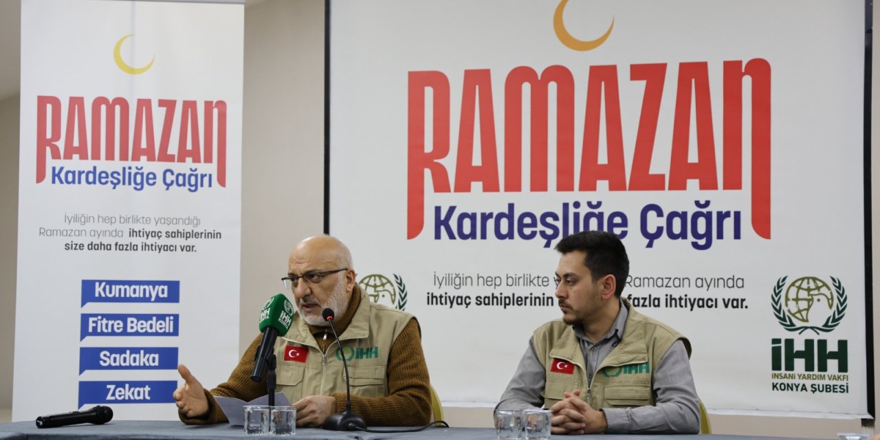 İHH Konya Şubesi’nden Ramazan 2025 Seferberliği