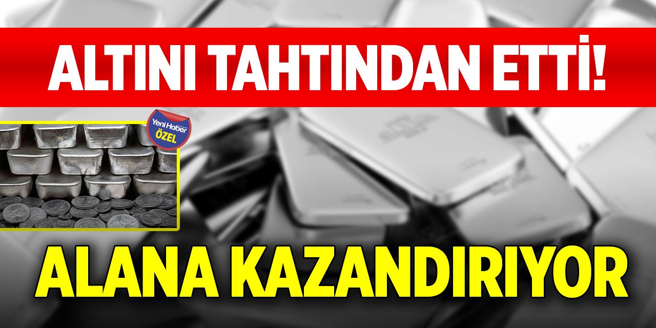 Altını tahtından etti! Alana kazandırıyor