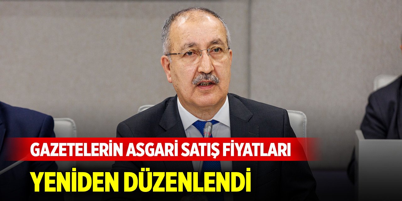 Gazetelerin asgari satış fiyatları yeniden düzenlendi