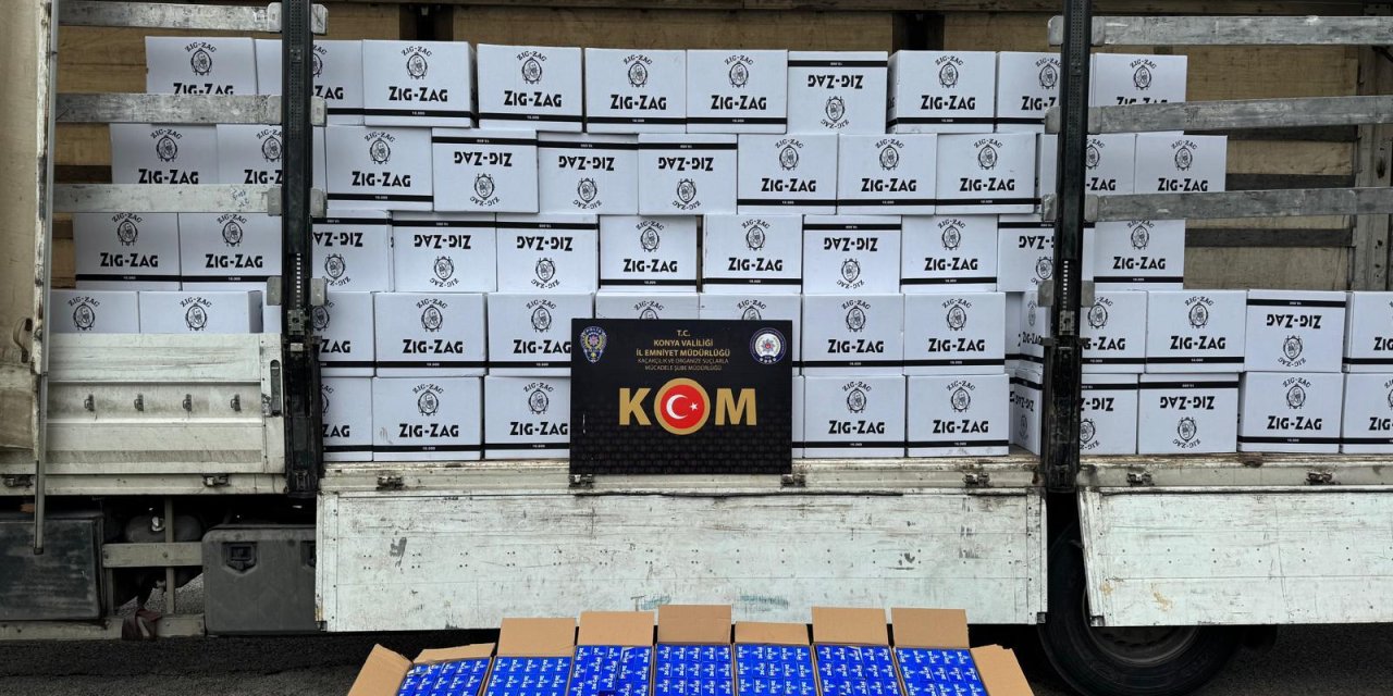 Konya'da ele geçirildi! Piyasa değeri 7 milyon 850 bin TL