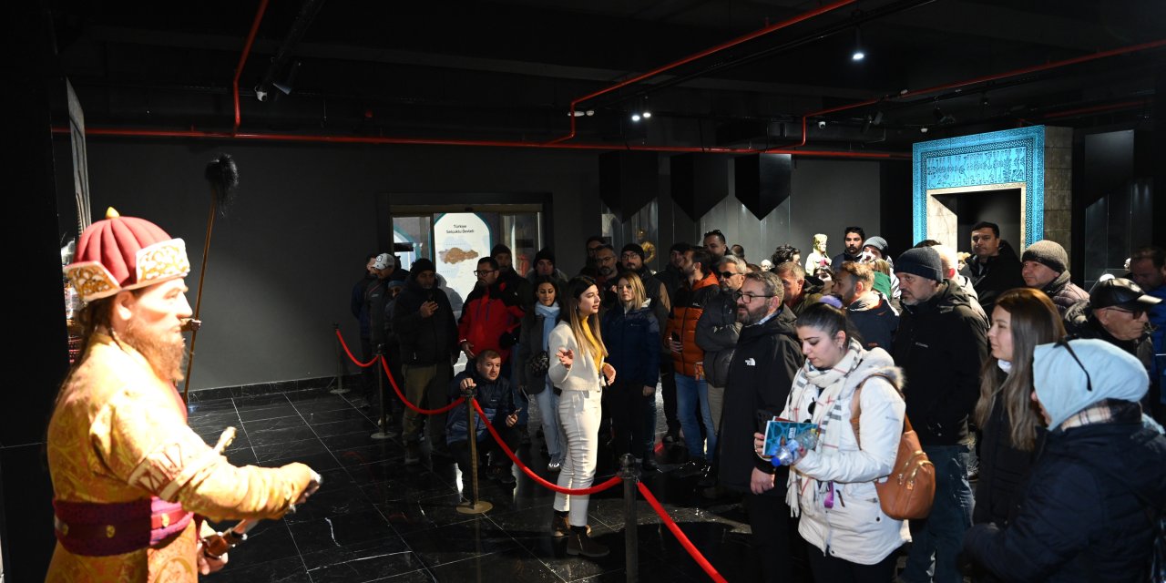 Konya'nın turistik destinasyonlarını yakından gördüler, hayran kaldılar